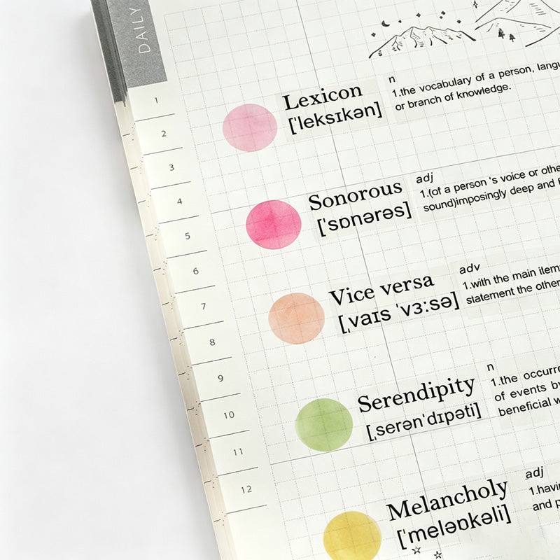 Die‑Cut Dot Washi Tape Roll