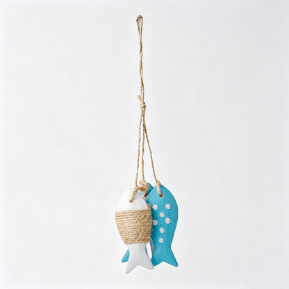 Wooden Fish Hanging Wall Ornament