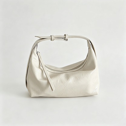 Solid Color Shoulder Handle Bag