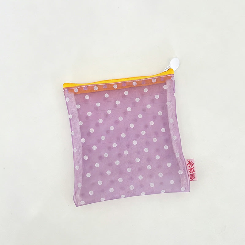 Reversible Dot Drawstring Pouch