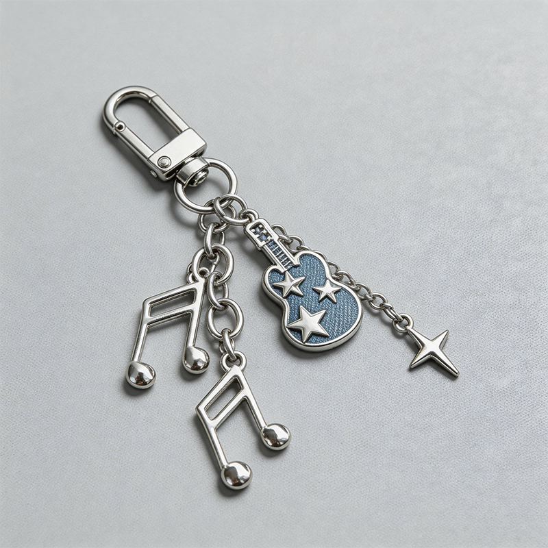 Music Note Guitar Keychain Pho - Shopdayla Wholesale - #0850