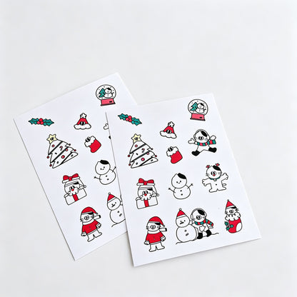 Christmas Matte Sticker Sheets Set