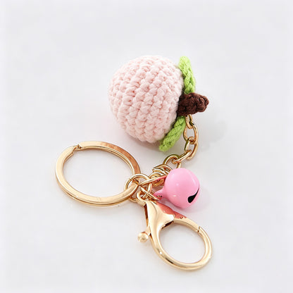 Fruit Crochet Keychain Bag Charm