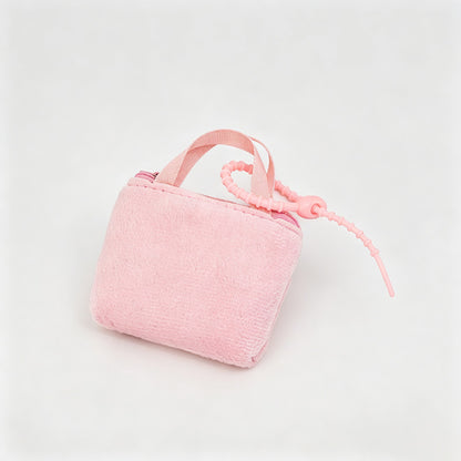 Mini Solid Color Earphone Zipper Pouch