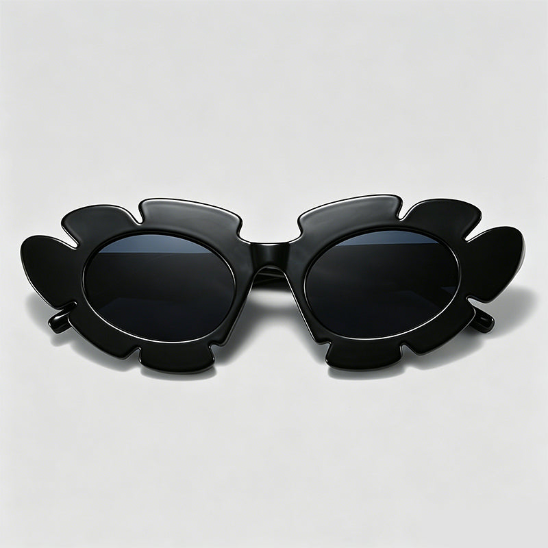 Flower Petal Frame Y2K Fashion Sunglasses