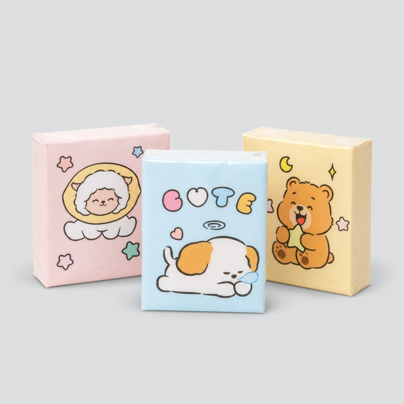 Cute Icon Pocket Tissues Set