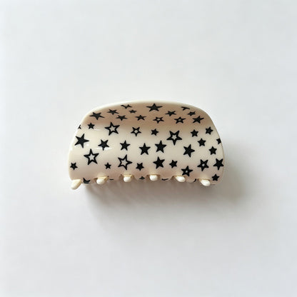 Star Print Acrylic Hair Claw