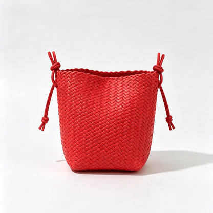 Woven Tapered Crossbody Bag
