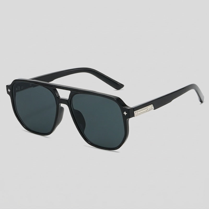 Double Bridge Pilot Fashion Sunglasses