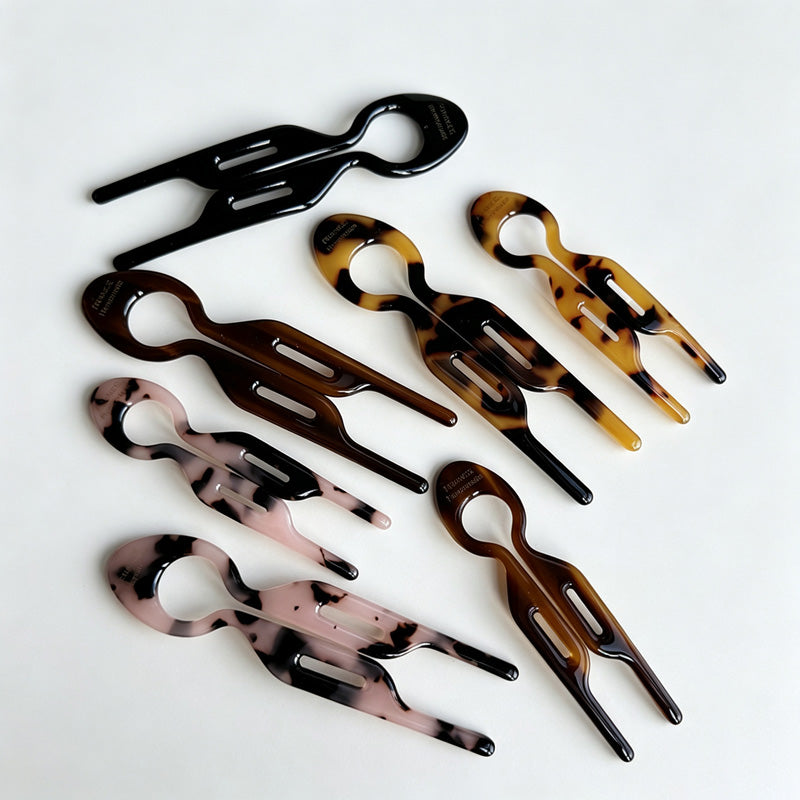 U‑Shape Acetate Hair Fork Pin