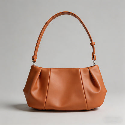 Soft Leather Ruched Shoulder B - Shopdayla Wholesale - #5026