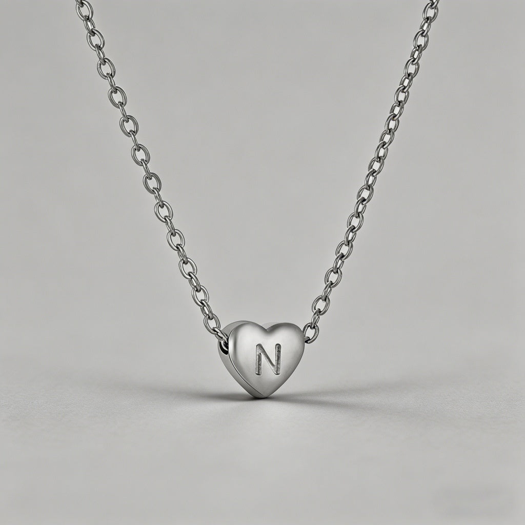 Personalized 3D Heart Initial - Shopdayla Wholesale - #6338