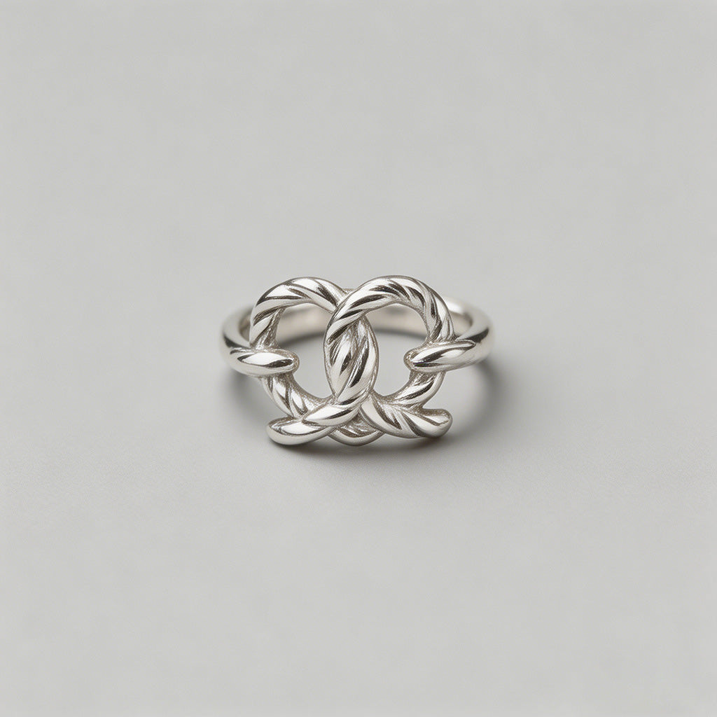 Silver Open Adjustable Ring - Shopdayla Wholesale - #3026