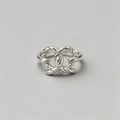 Silver Open Adjustable Ring - Shopdayla Wholesale - #3026