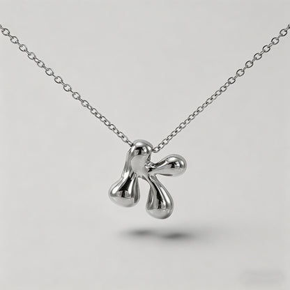 3D Bubble Letter Initial Neckl - Shopdayla Wholesale - #1394