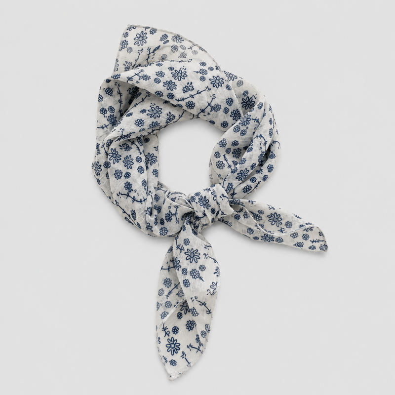 Vintage Floral Square Scarf - Shopdayla Wholesale - #7922