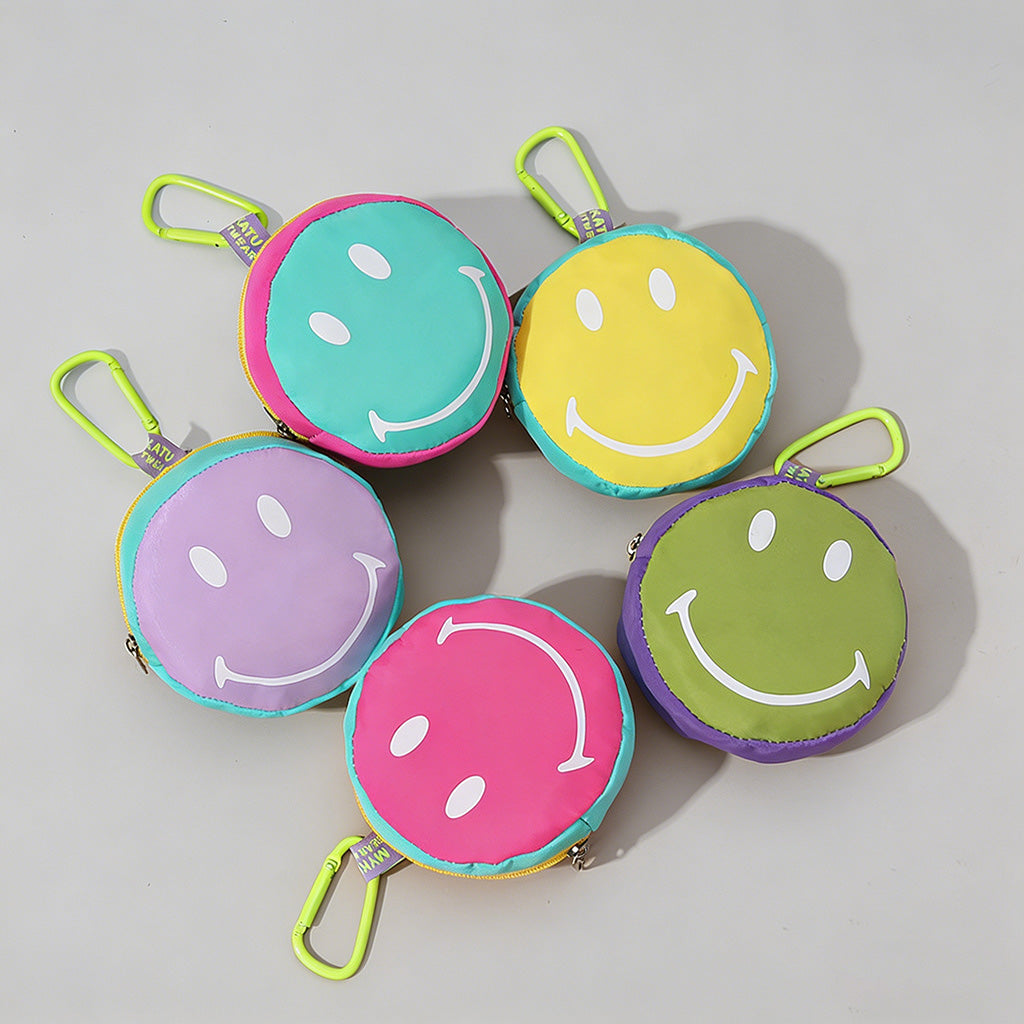 Smiley Face Mini Hanging Pouch - Shopdayla Wholesale - #2498