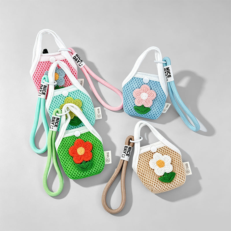 Lovely Floral Mesh Mini Coin P - Shopdayla Wholesale - #5378