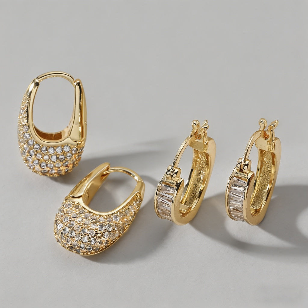 Luxury Zircon 18K Gold Plated - Shopdayla Wholesale - #5442