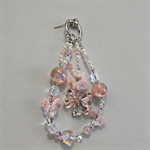 Beaded Butterfly Phone Chain - Shopdayla Wholesale - #8866