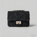 Vintage Quilted Denim Chain Cr - Shopdayla Wholesale - #8386