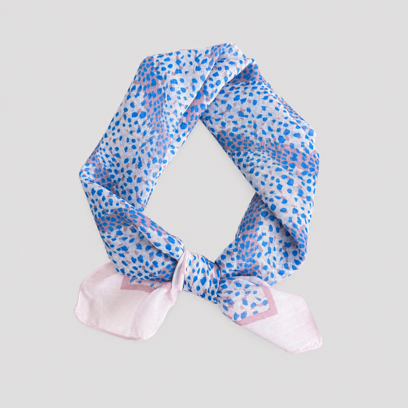 Floral Printed Polyester Squar - Shopdayla Wholesale - #7650
