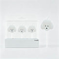 3PCS Cartoon Poodle Birthday Candle Set
