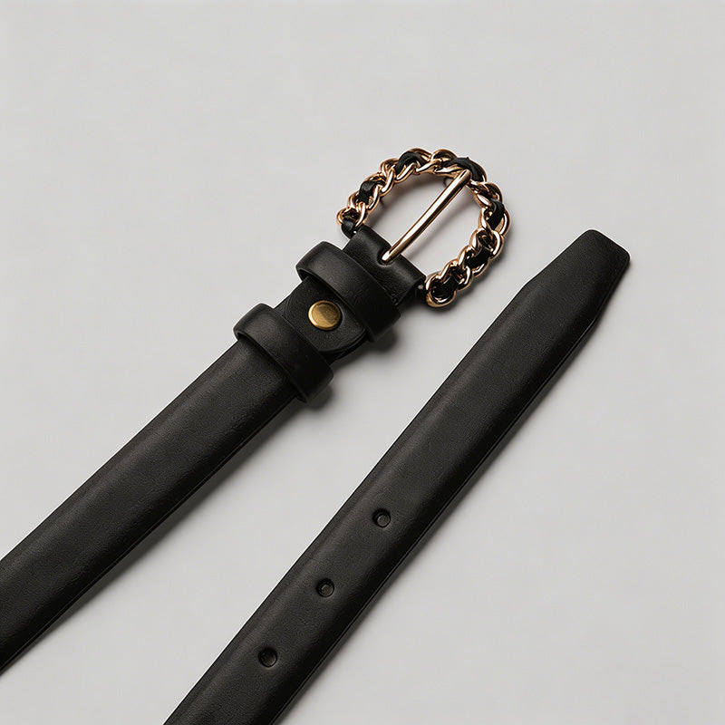 Chic Chain Buckle Minimalist P - Shopdayla Wholesale - #9698