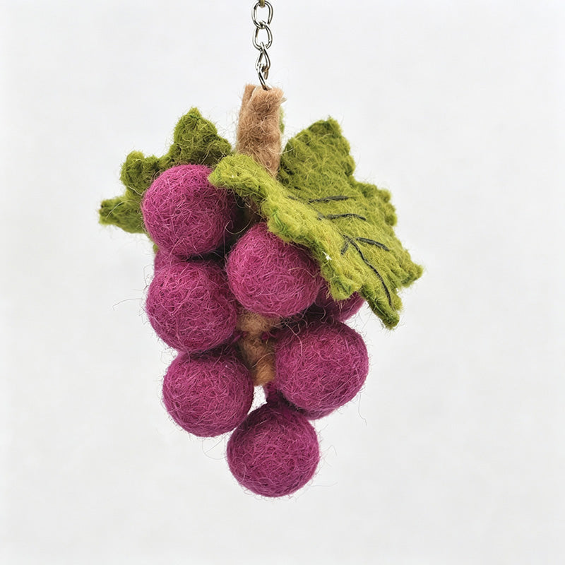 Crochet Fruit Keychain