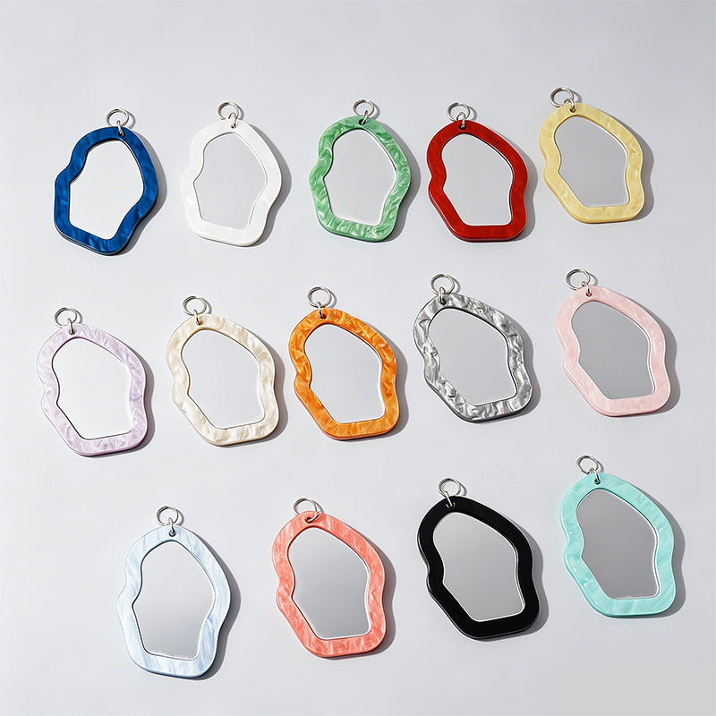Vintage Irregular Wavy Resin K - Shopdayla Wholesale - #8514