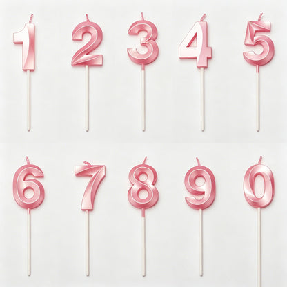 Metallic Finish Number Birthda - Shopdayla Wholesale - #2546