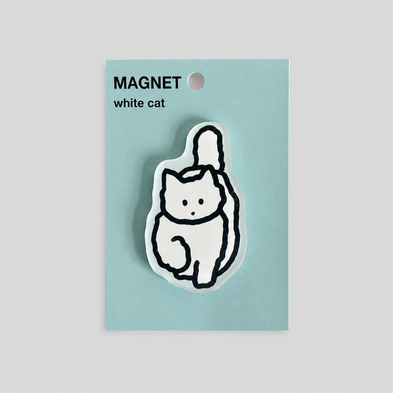 Cat Shape Acrylic Fridge Magnet