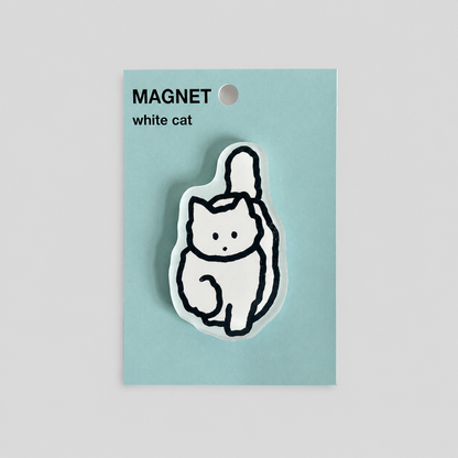 Cat Shape Acrylic Fridge Magnet