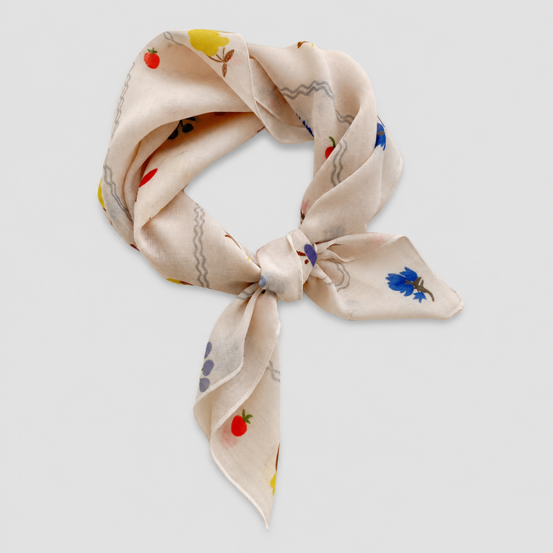 Vintage Floral Square Scarf - Shopdayla Wholesale - #1314