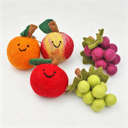 Crochet Fruit Keychain
