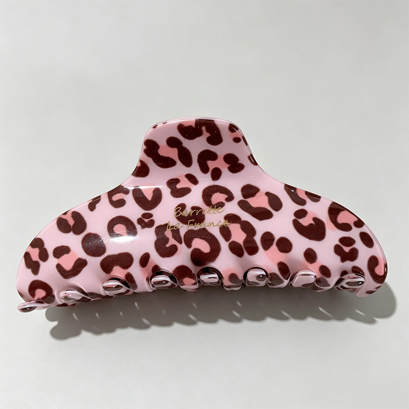Sweet Cool Pink Leopard Bow Ha - Shopdayla Wholesale - #9634