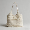 Ruffled Lace Tote Bag - Shopdayla Wholesale - #6658