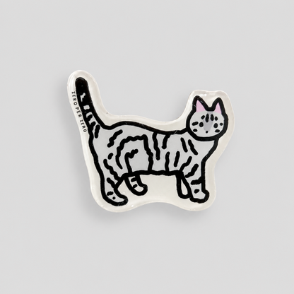 Cat Shape Acrylic Fridge Magnet