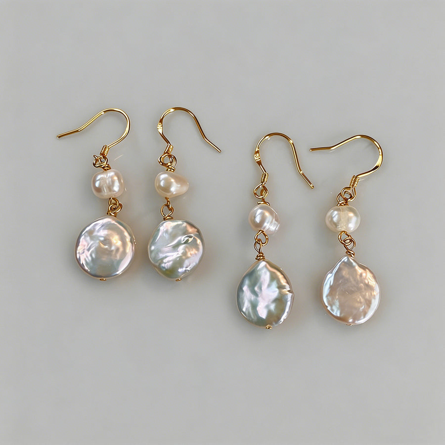 Vintage Baroque Pearl Drop Ear - Shopdayla Wholesale - #6850