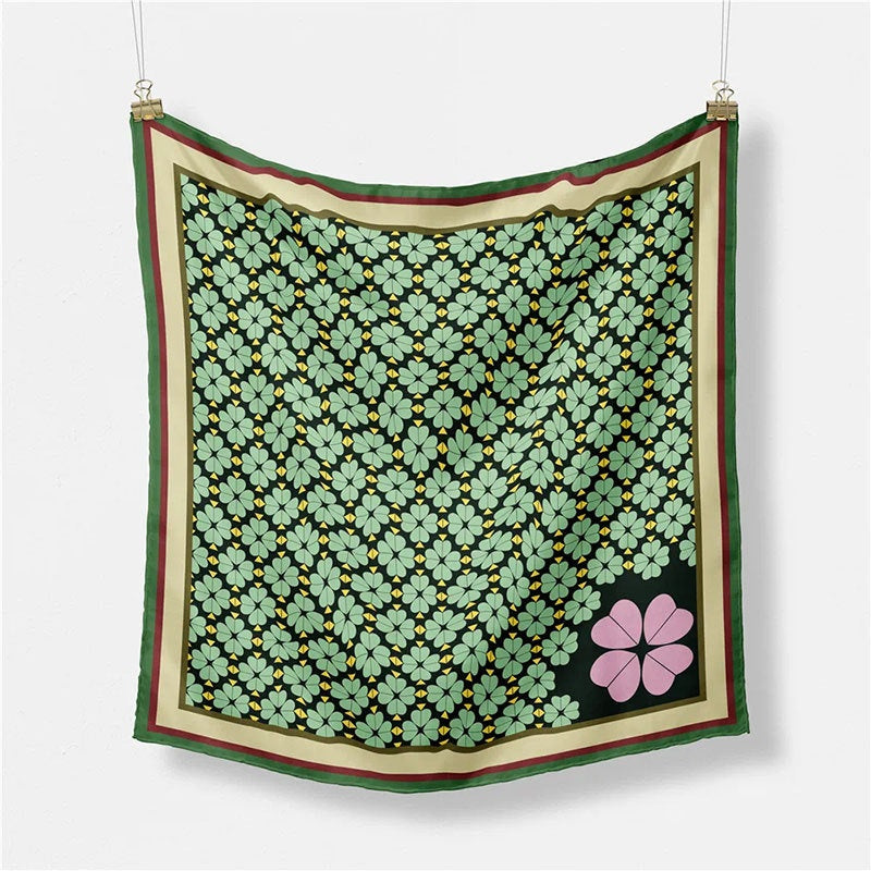 Vintage Paisley Print Square S - Shopdayla Wholesale - #4866