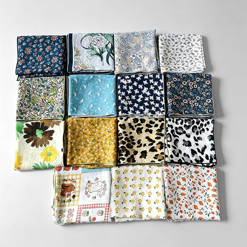 Simple Leopard Print Square Sc - Shopdayla Wholesale - #3522