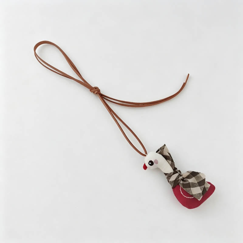 Cartoon Fabric Pendant Necklac - Shopdayla Wholesale - #5890