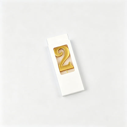 Gold Plated Number Birthday Ca - Shopdayla Wholesale - #5090