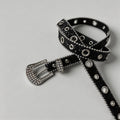 Rhinestone Glitter PU Belt - Shopdayla Wholesale - #6642