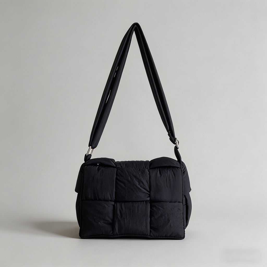 Puffer Woven Crossbody Bag - Shopdayla Wholesale - #5218