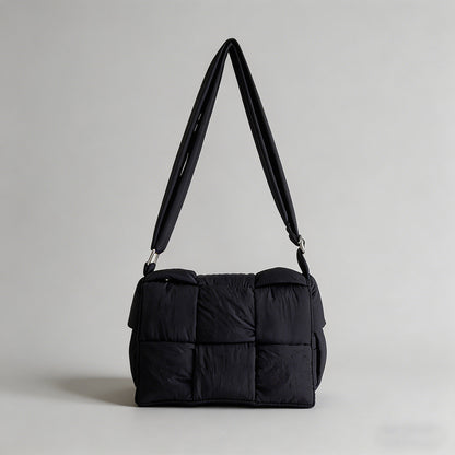 Puffer Woven Crossbody Bag - Shopdayla Wholesale - #5218