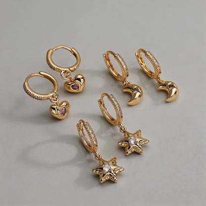 Gold Huggie Hoop Earring - Shopdayla Wholesale - #2370