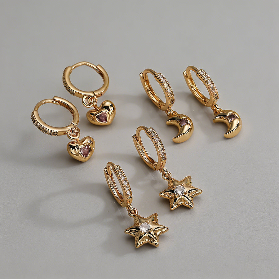 Gold Huggie Hoop Earring - Shopdayla Wholesale - #2370