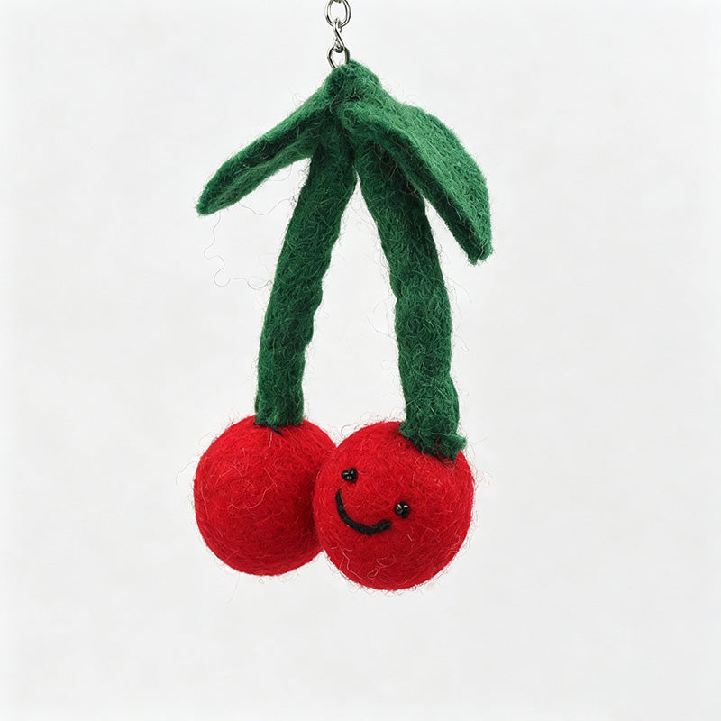 Crochet Fruit Keychain