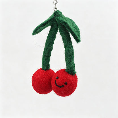 Crochet Fruit Keychain